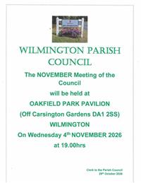 November Meeting of the Council