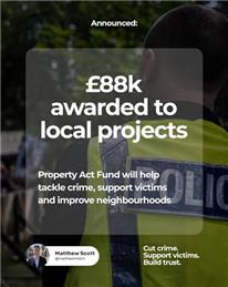 The Police Property Act Fund is now open for application - Funding Opportunity