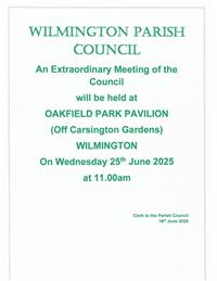 Extraordinary Meeting of the Council